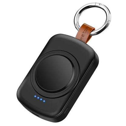 X27 For Samsung Galaxy Watch 6 / Watch 5 / Watch 4 40mm 44mm Magnetic Wireless Charger Power Bank with Keychain