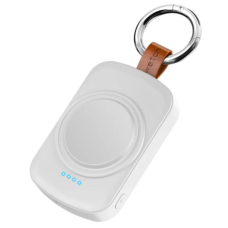 X27 For Samsung Galaxy Watch 6 / Watch 5 / Watch 4 40mm 44mm Magnetic Wireless Charger Power Bank with Keychain