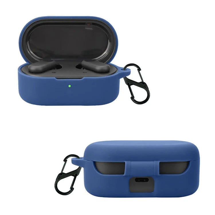 For Oppo Enco Buds2 Pro Case Soft Silicone Anti-Lost Earphone Protective Cover with Buckle