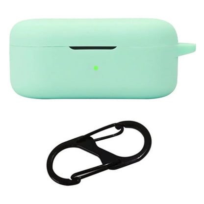 For Oppo Enco Buds2 Pro Case Soft Silicone Anti-Lost Earphone Protective Cover with Buckle