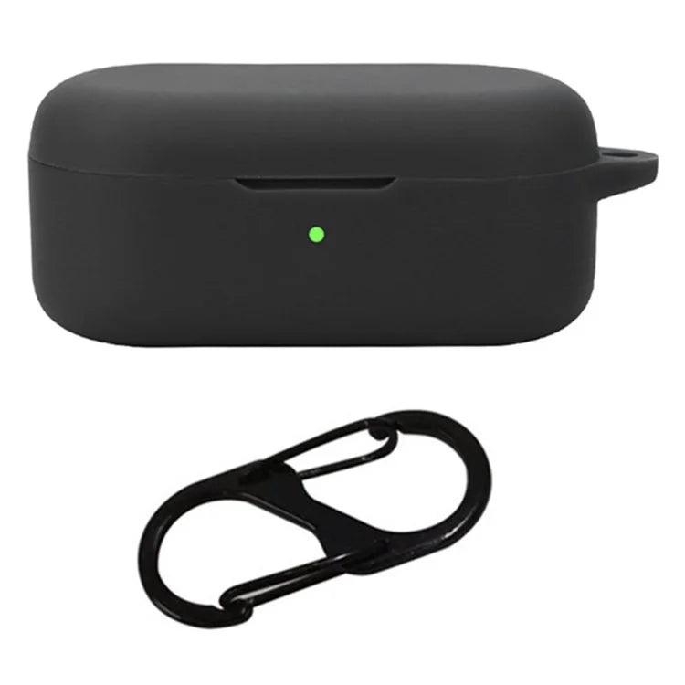 For Oppo Enco Buds2 Pro Case Soft Silicone Anti-Lost Earphone Protective Cover with Buckle