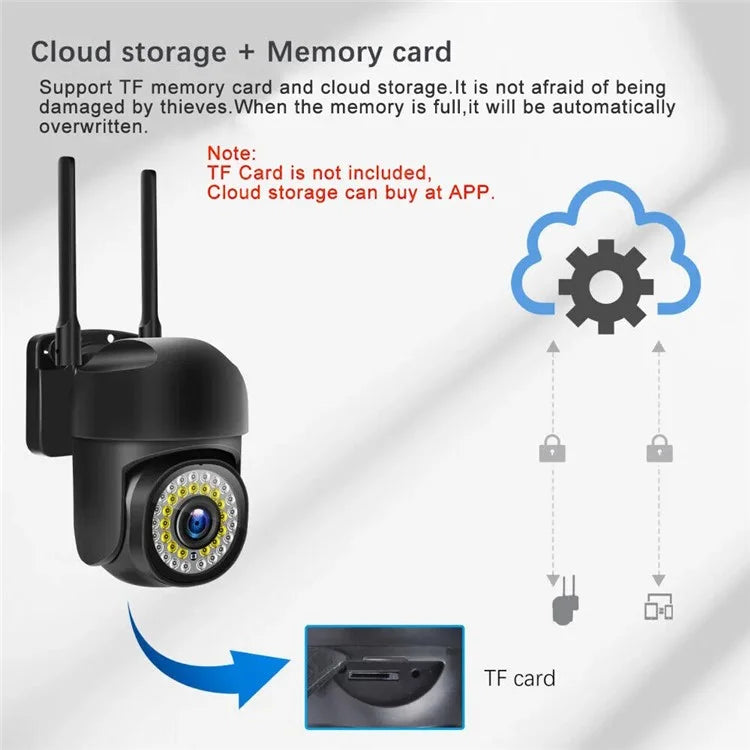 Q2 Motion Detection HD Night Vision Camera WiFi APP Monitoring Home Store Surveillance Camera