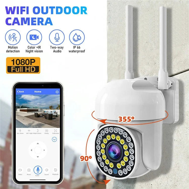 Q1 HD Night Vision Motion Detection Camera Indoor Outdoor WiFi Waterproof Surveillance Camera