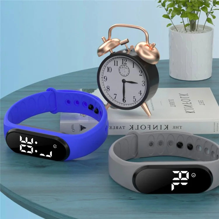 CD2-UD Sports Wristband Countdown Stopwatch Sleep Monitoring Alarm Pedometer Bracelet