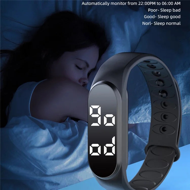 CD2-UD Sports Wristband Countdown Stopwatch Sleep Monitoring Alarm Pedometer Bracelet