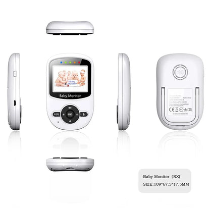 SM24 2.4Ghz Wireless Video Baby Monitor 2.4-inch Two-Way Voice Camera for Indoor Surveillance