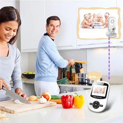 SM24 2.4Ghz Wireless Video Baby Monitor 2.4-inch Two-Way Voice Camera for Indoor Surveillance