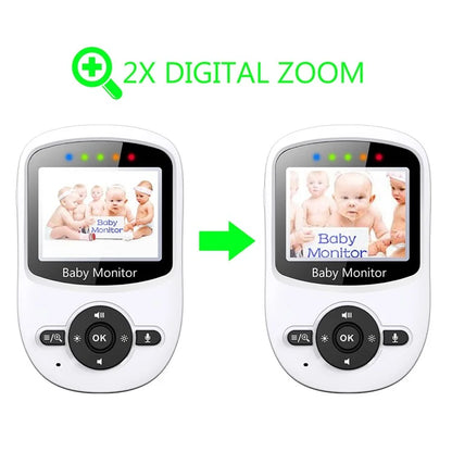 SM24 2.4Ghz Wireless Video Baby Monitor 2.4-inch Two-Way Voice Camera for Indoor Surveillance
