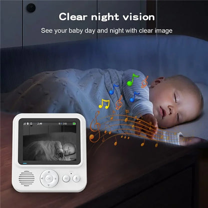 ABM900 Baby Monitor 2.8 inch Indoor Security Camera Two-Way Audio, Lullabies