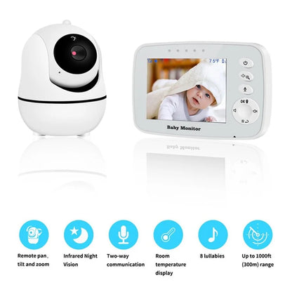 SM32PTA 3.5-inch Baby Monitor Two-Way Audio Night Vision Surveillance Camera