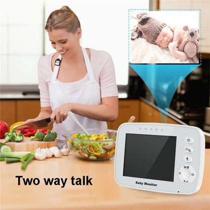 SM32PTA 3.5-inch Baby Monitor Two-Way Audio Night Vision Surveillance Camera