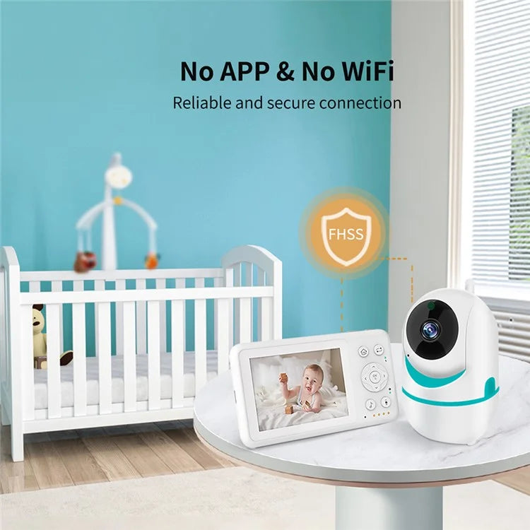 D031 3.2-inch LCD Baby Monitor 2 Way Voice Built-in Lullabies Home Baby Security Camera