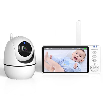 ABM501 5 Inch Video Baby Monitor 2.4G Wireless Two Way Audio Night Vision Security Camera