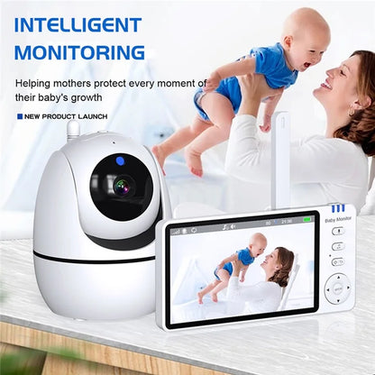 ABM501 5 Inch Video Baby Monitor 2.4G Wireless Two Way Audio Night Vision Security Camera