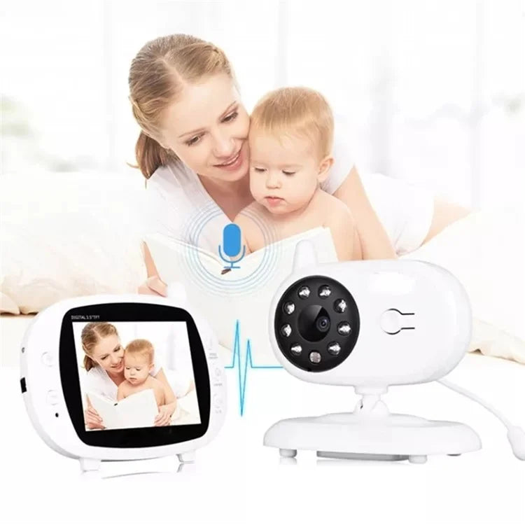 850 Baby Monitor with Camera and Audio 3.5inch Screen Support Two-Way Voice Infrared Night Vision