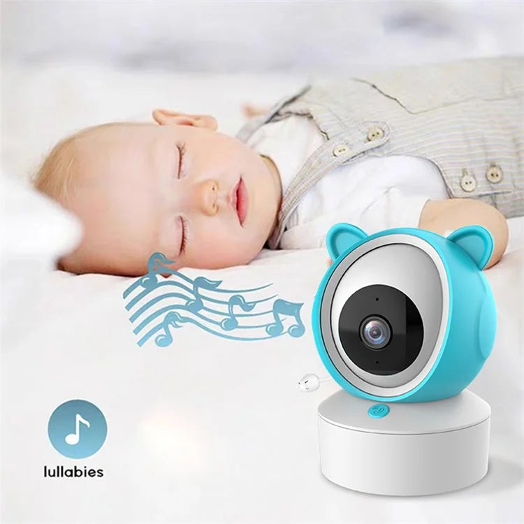 C8 5.0-inch Tuya APP Remote WiFi Camera Cry Detection Wireless Baby Monitor
