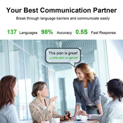 G6 137 Languages Voice Translator Rechargeable Bluetooth Smart Translation Stick
