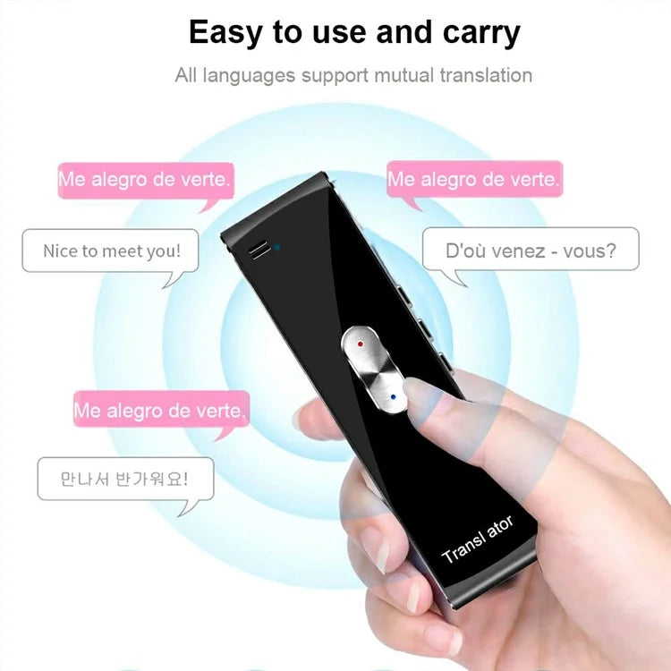 T8S Bluetooth 137 Languages Speech Translator Rechargeable Smart Translation Stick