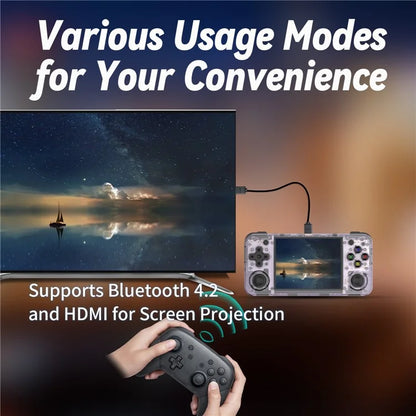 ANBERNIC RG35XX H 64GB+128GB Handheld Game Console 3.5-inch IPS Screen Support 10K Games (English Version)