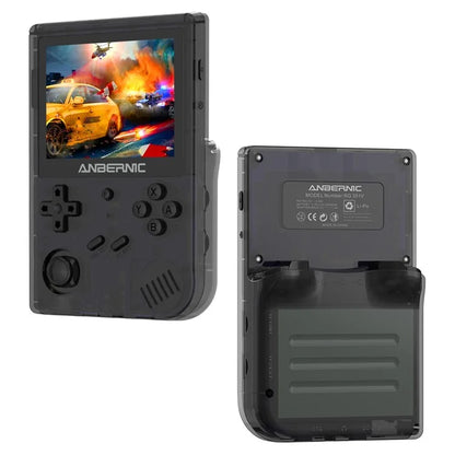 ANBERNIC RG351V 3.5-inch Display Handheld Game Console, Upgraded Version 16G+32G Built-In 3000 Games