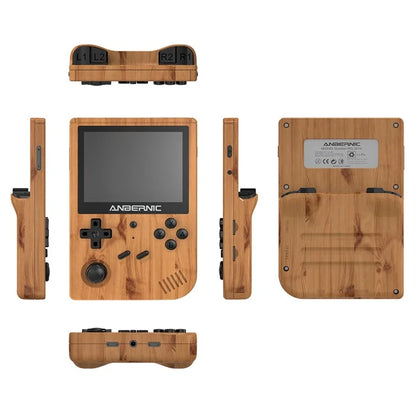 ANBERNIC RG351V 3.5-inch Display Handheld Game Console, Upgraded Version 16G+32G Built-In 3000 Games