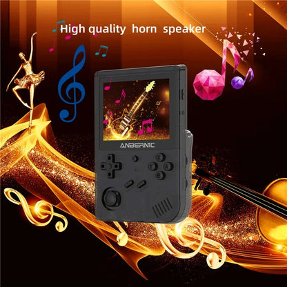 ANBERNIC RG351V Handheld Game Console 16G+64G 3.5-inch IPS Screen Video Game Console, 5000 Games