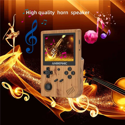 ANBERNIC RG351V Handheld Game Console 16G+64G 3.5-inch IPS Screen Video Game Console, 5000 Games