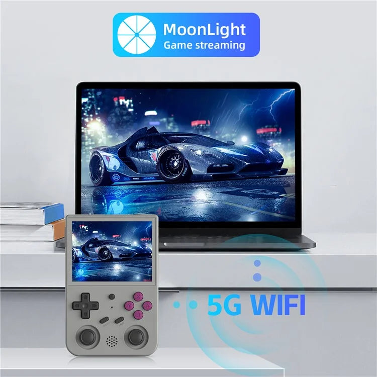 ANBERNIC RG353VS 16GB+128GB Portable Game Console, Single System, Built-In 10000+ Games