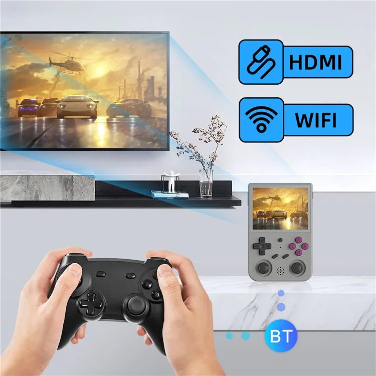 ANBERNIC RG353VS 16GB+128GB Portable Game Console, Single System, Built-In 10000+ Games