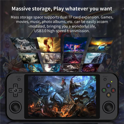 ANBERNIC RG552 Dual System Handheld Game Console, 16GB + 64GB with Games (English Version)