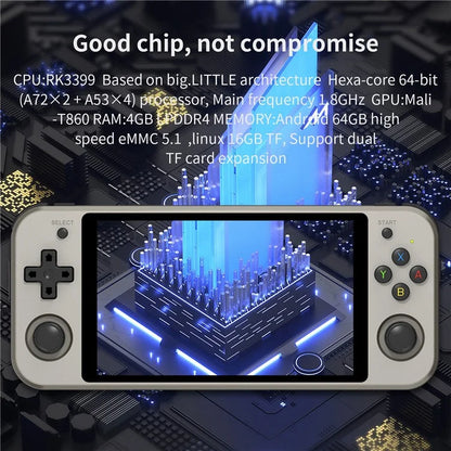 ANBERNIC RG552 Dual System Handheld Game Console, 16GB + 64GB with Games (English Version)