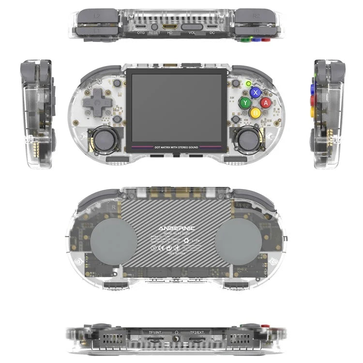 ANBERNIC RG353PS Handheld Game Console 16GB+128GB 3.5-inch IPS Screen Game Console (English Version)