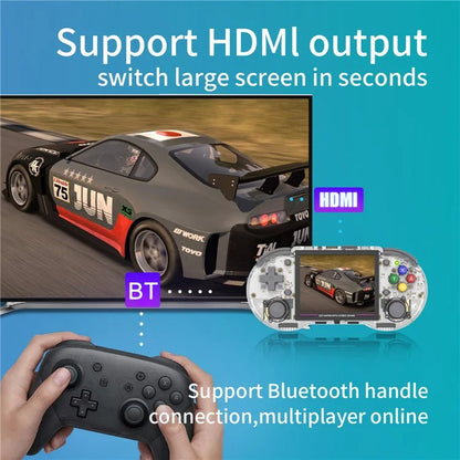 ANBERNIC RG353PS Handheld Game Console 16GB+128GB 3.5-inch IPS Screen Game Console (English Version)