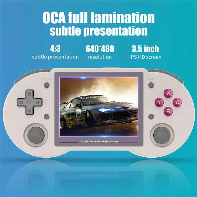 ANBERNIC RG353PS Handheld Game Console 16GB+128GB 3.5-inch IPS Screen Game Console (English Version)