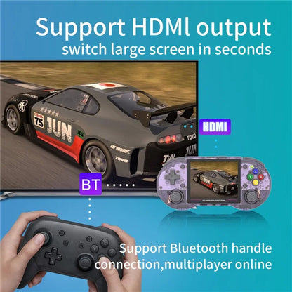 ANBERNIC RG353PS Handheld Game Console 16GB+128GB 3.5-inch IPS Screen Game Console (English Version)