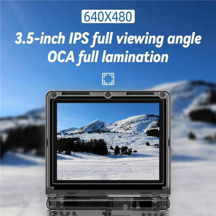 ANBERNIC RG35XXSP Retro Flip Handheld Game Console 64GB+128GB Video Game Player (English Version)