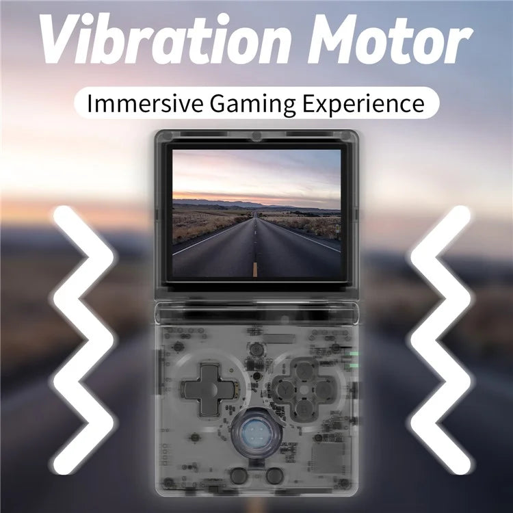 ANBERNIC RG35XXSP Retro Flip Handheld Game Console 64GB+128GB Video Game Player (English Version)