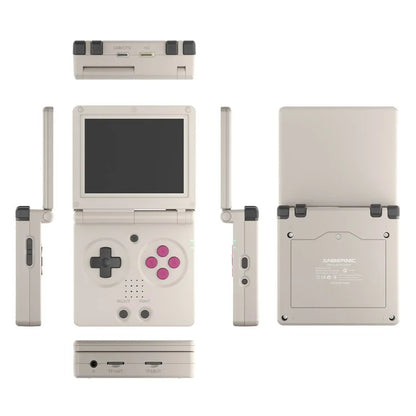 ANBERNIC RG35XXSP Retro Flip Handheld Game Console 64GB+128GB Video Game Player (English Version)