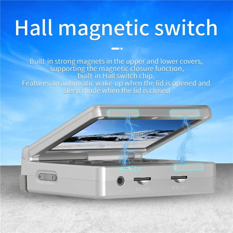 ANBERNIC RG35XXSP Retro Flip Handheld Game Console 64GB+128GB Video Game Player (English Version)