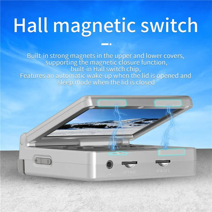 ANBERNIC RG35XXSP Retro Flip Handheld Game Console 64GB+128GB Video Game Player (English Version)