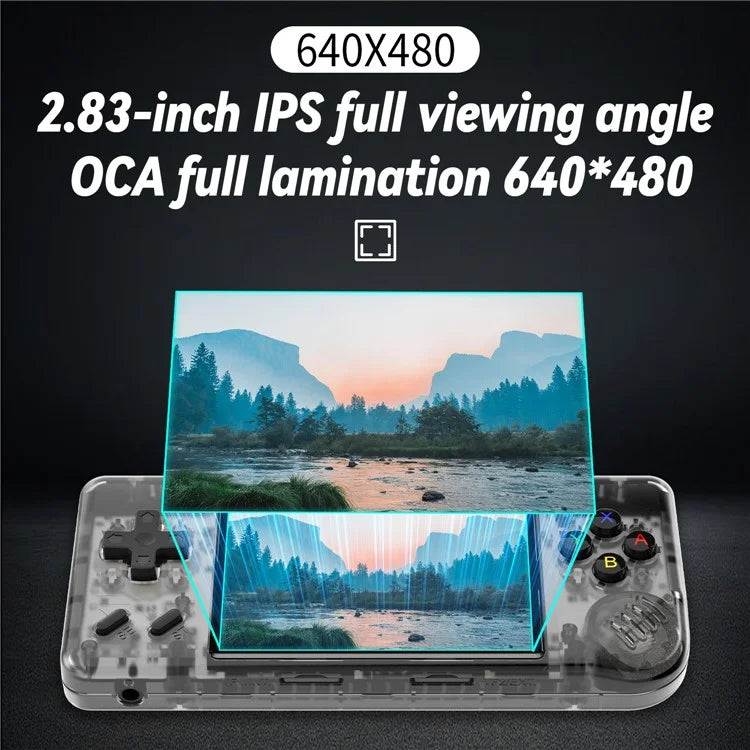 ANBERNIC RG28XX 64GB Game Console 2.83-inch IPS Screen (English Version) Handheld Game Console