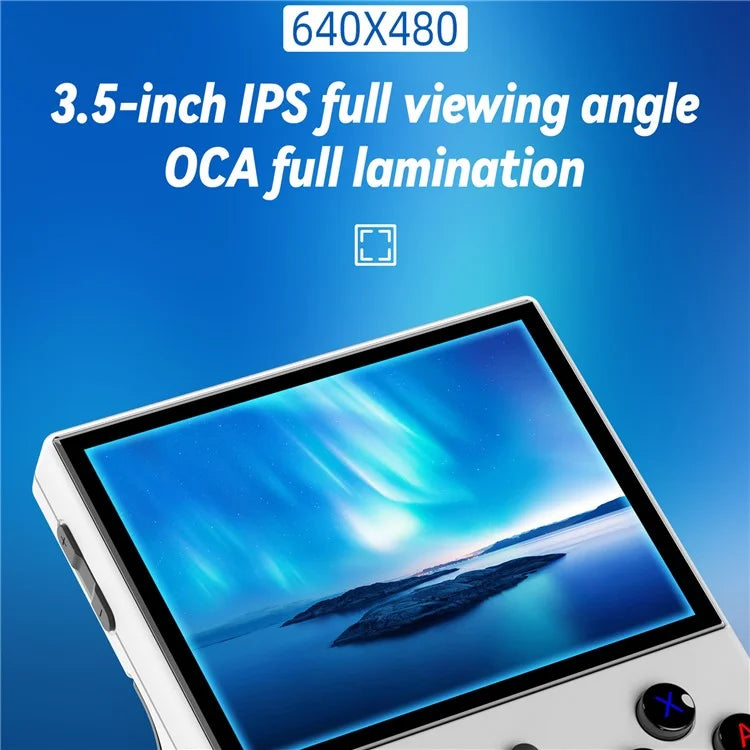 ANBERNIC RG35XX Plus Mini Handheld Game Console 64G+128G, 10000 Games (English Version)