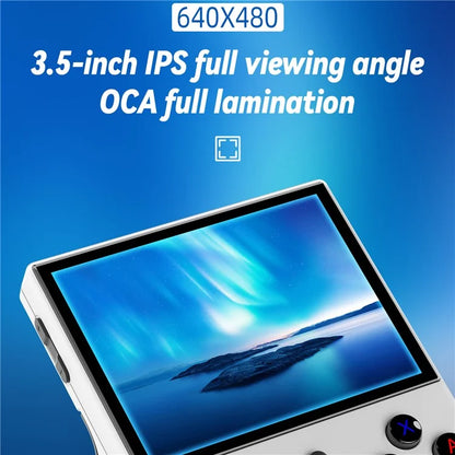 ANBERNIC RG35XX Plus Mini Handheld Game Console 64G+128G, 10000 Games (English Version)