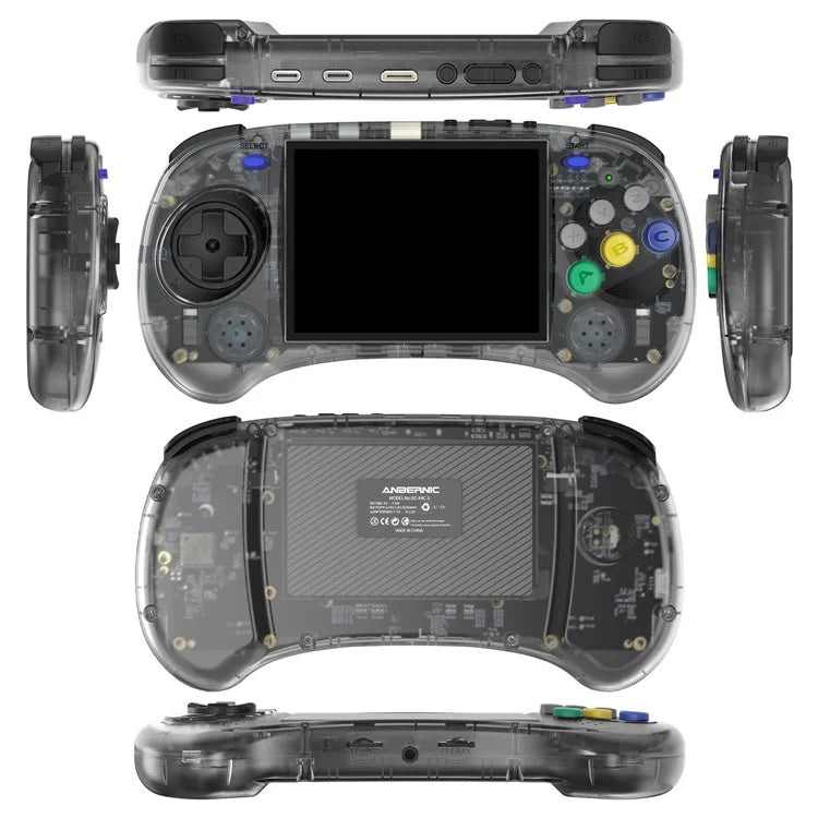 ANBERNIC RG ARC-S Handheld Game Console 128GB 6-Button Design Game Players (English Version)