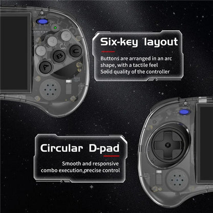 ANBERNIC RG ARC-S Handheld Game Console 128GB 6-Button Design Game Players (English Version)
