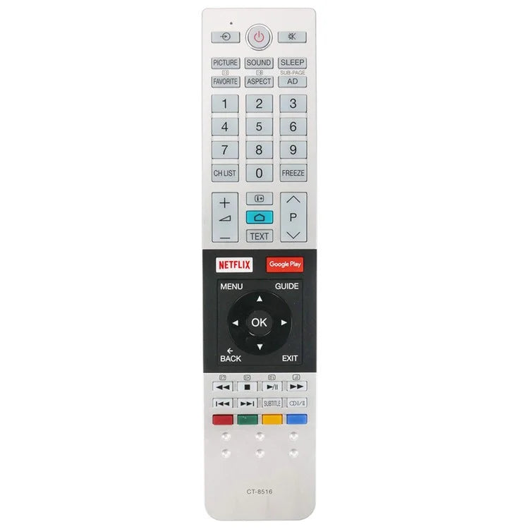 CT-8516 Ergonomic TV Remote for TOSHIBA Remote Control Replacement