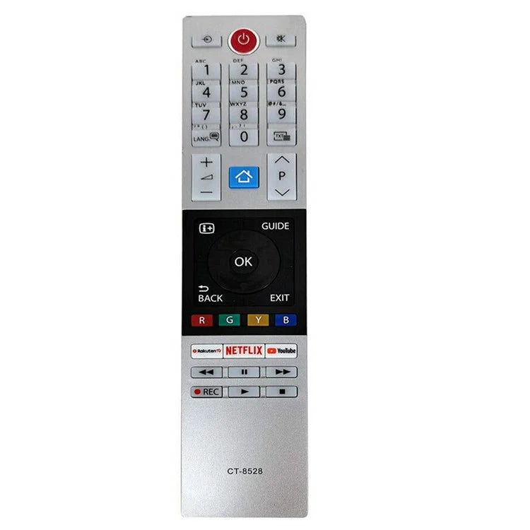 CT-8528 For TOSHIBA Replacement Television Remote Control Ergonomic TV Remote