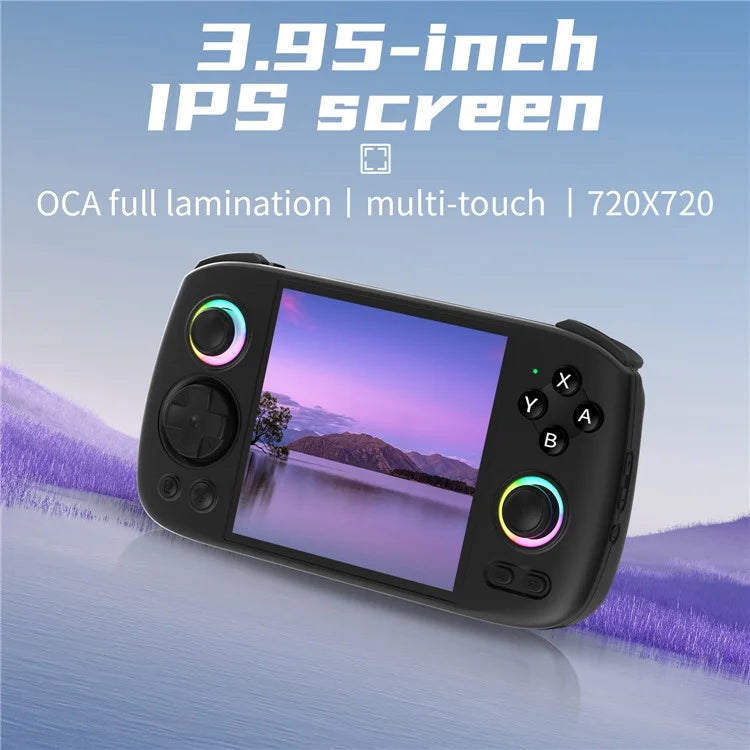 ANBERNIC RG Cube 3.95-inch IPS Screen Handheld Gaming Console Wireless Gamepad, with 256G TF Card
