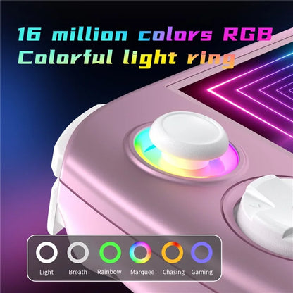 ANBERNIC RG Cube 3.95-inch IPS Screen Portable Handheld Game Console, with 128 TF Card