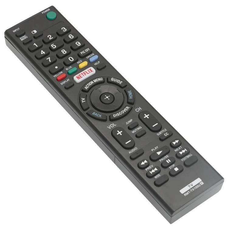 RMT-TX100U For Sony Television Ergonomic ABS Handheld Remote Controller